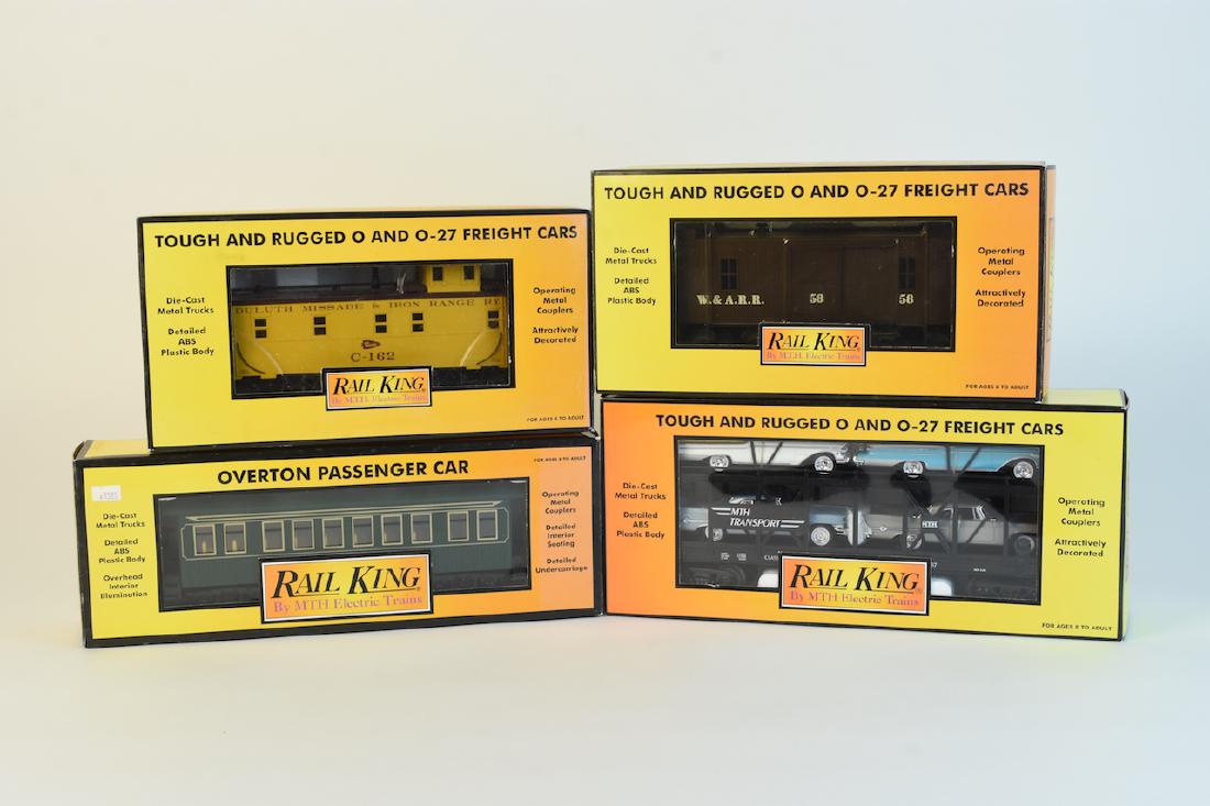 (4) MTH Rail King Electric Train Cars; OB (1 of 6)