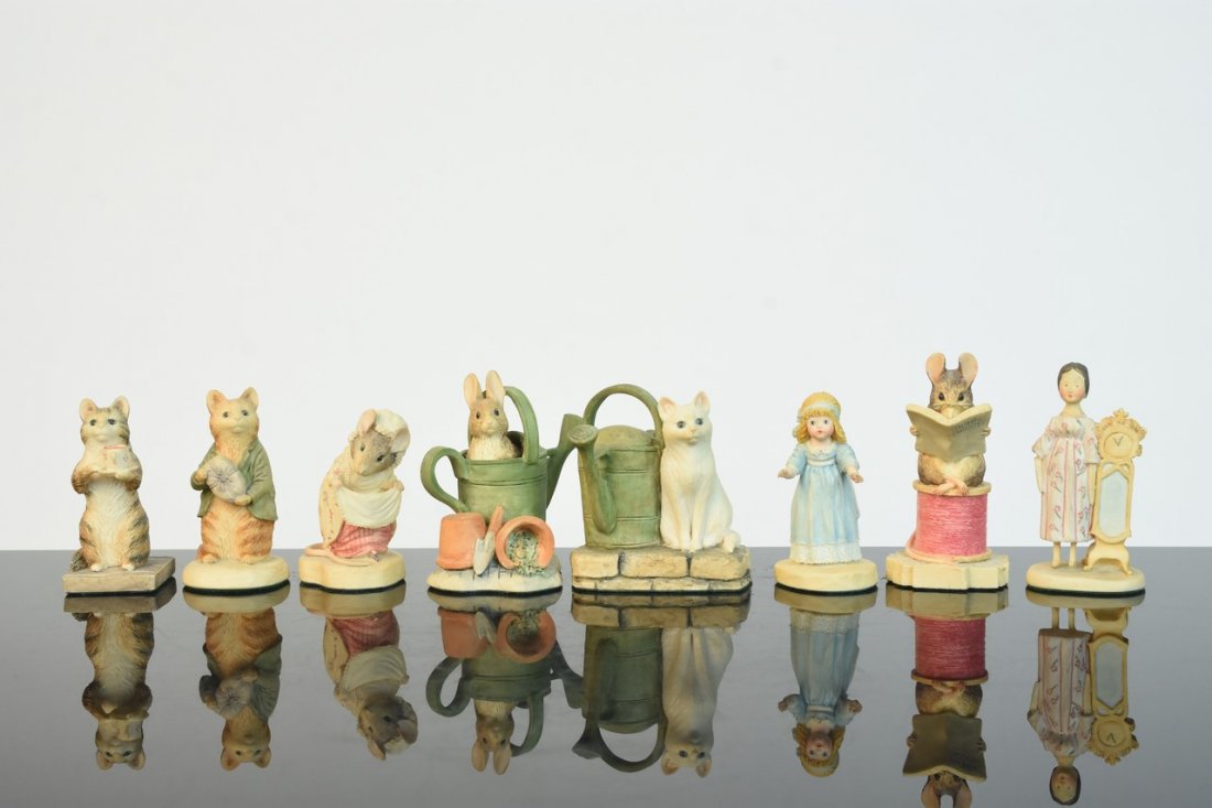 (8) Beatrix Potter Border Fine Arts Figurines (1 of 11)
