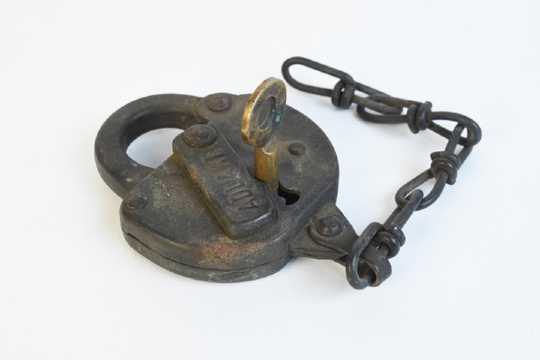 Adlake Railroad Lock With Key (1 of 9)