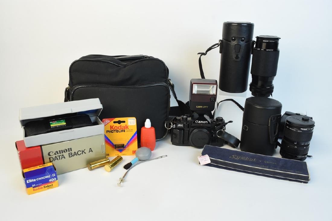 Canon A-1 35mm Camera W/ (2) Kiron Macro Lenses (1 of 20)