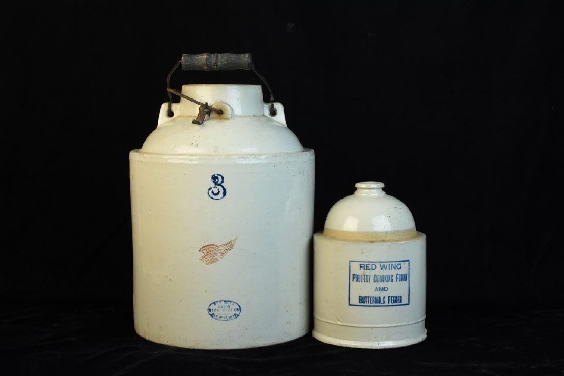 Red Wing Canning Crock & Poultry Feeder (1 of 9)