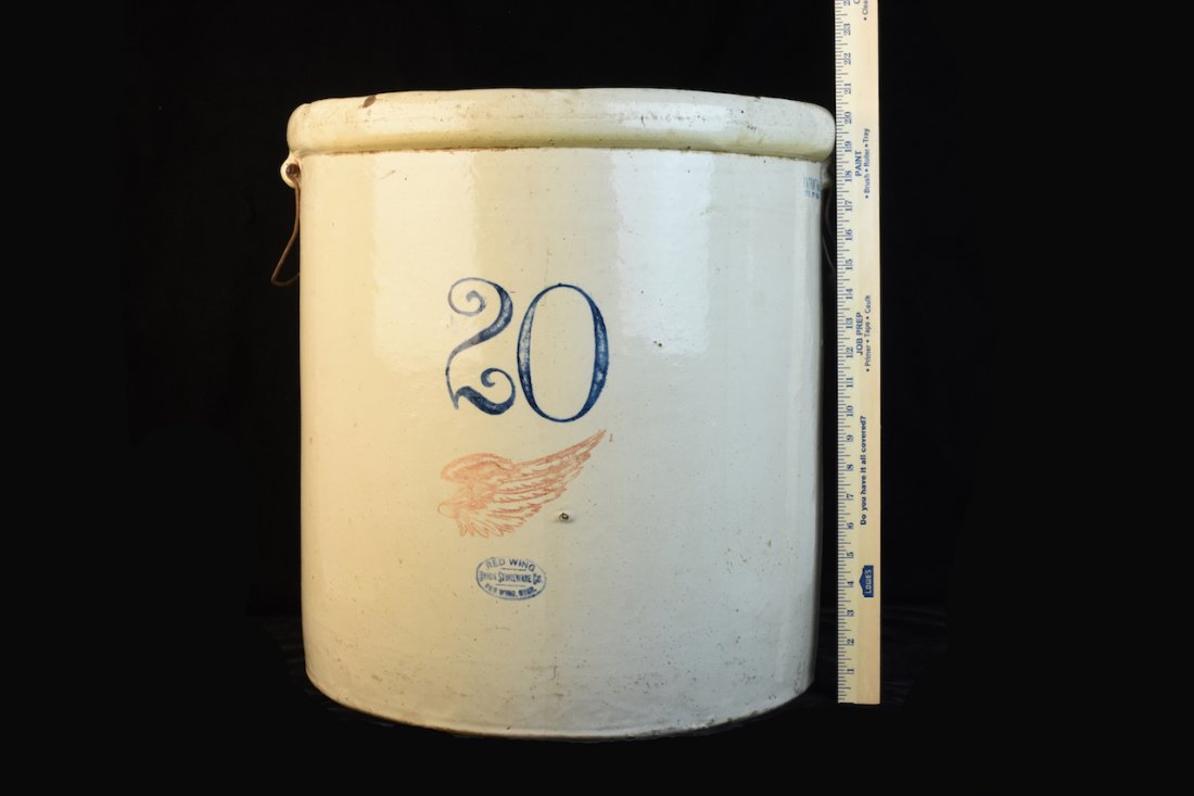 1915 Red Wing 20 gallon Stoneware Crock