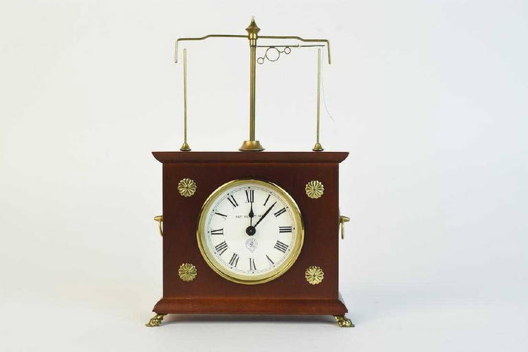 Reproduction 1883 Horolovar Flying Pendulum Clock; Ob