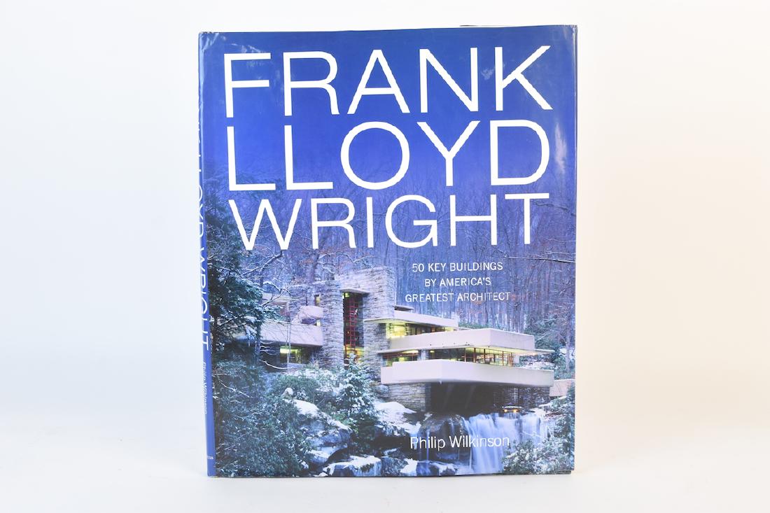 Frank Lloyd Wright "50 Key Buildings" Books: Frank Lloyd Wright hardback book titled 50 Key Buildings by America's Greatest Architect. This rather large book is written by Philip Wilkinson and this edition was published in 2009. It features the