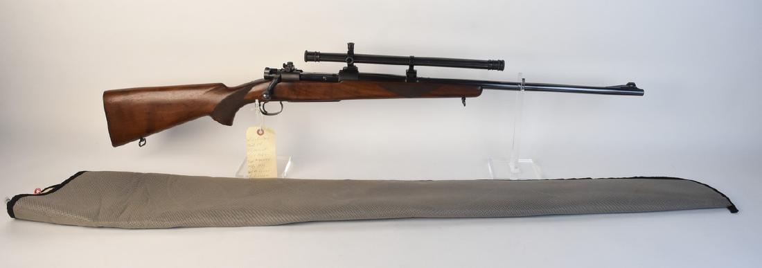 Winchester Model 54, 22 Hornet Cal. w/ Lyman Scope: Winchester Model 54, 22 hornet caliber, Serial # 40514A. Manufactured in 1933 with 5A Lyman telescope. Excellent condition. All firearms require FFL to FFL transfer. Winning bidder will pay a $25 FFL 