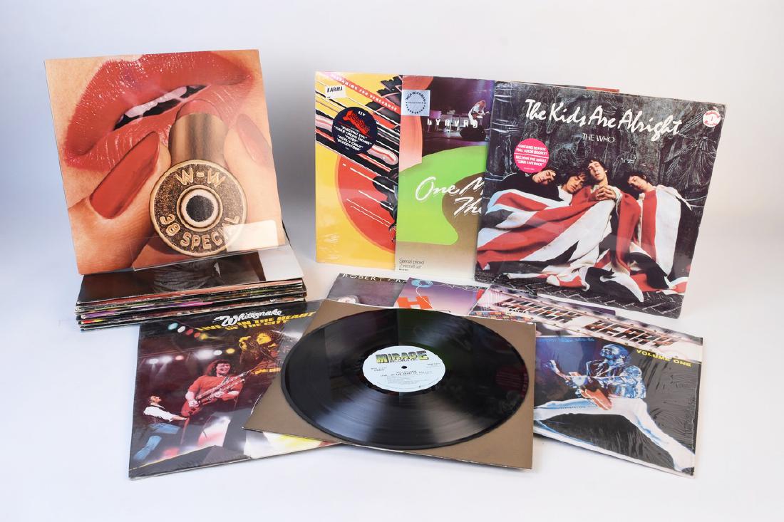 (20) Records incl. Chuck Berry, The Who +: (20) Vinyl record albums including Eddie Money, Chuck Berry, Clarence Lemons, Robert Cray, Stevie Ray Vaughan, Whitesnake, Van Halen, Bob Segar, The Charles Daniels Band, Ted Nugent, The Who, 38 Speci