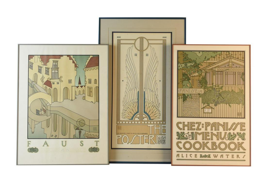 David Lance Goines Lithographs (1 of 9)