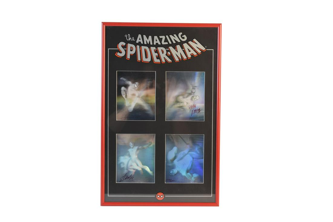 Autographed Spider-Man Hologram Set, Stan Lee (1 of 13)