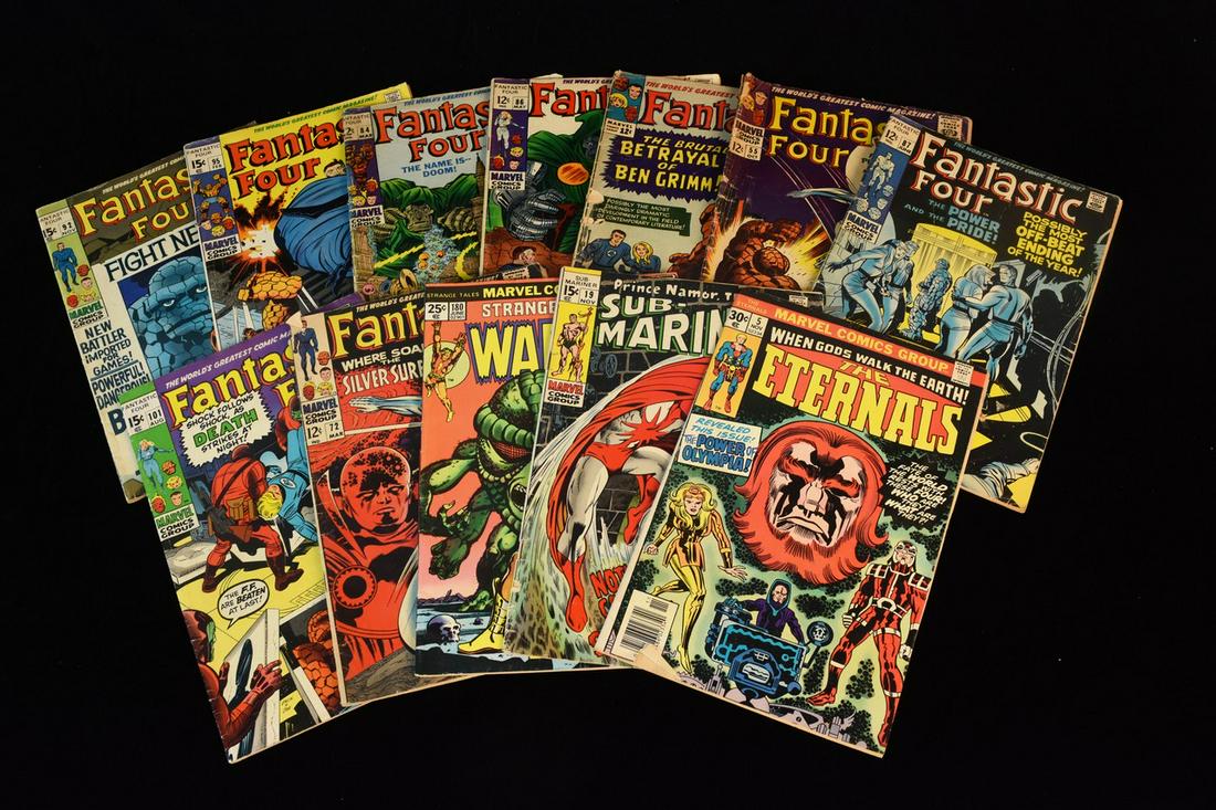 Vtg. Comic Books Incl. Fantastic Four #72 (1 of 9)