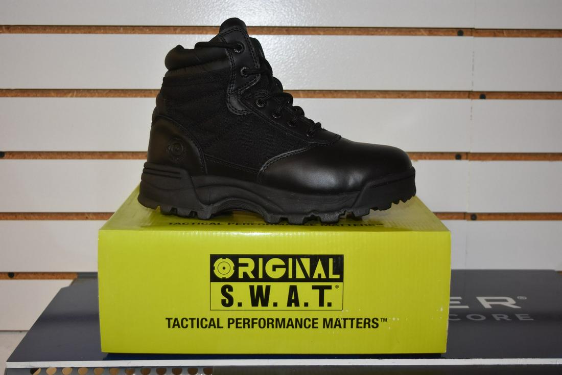 Original S.W.A.T. Classic 6" Black Boots, 8.5: NEW in box, Original SWAT tactical performance women's Classic 6" lace up black boots in black. US size 8.5. Contact our recommended 3rd party "for profit" shipper Pak Mail at (260) 637-4809 or contac