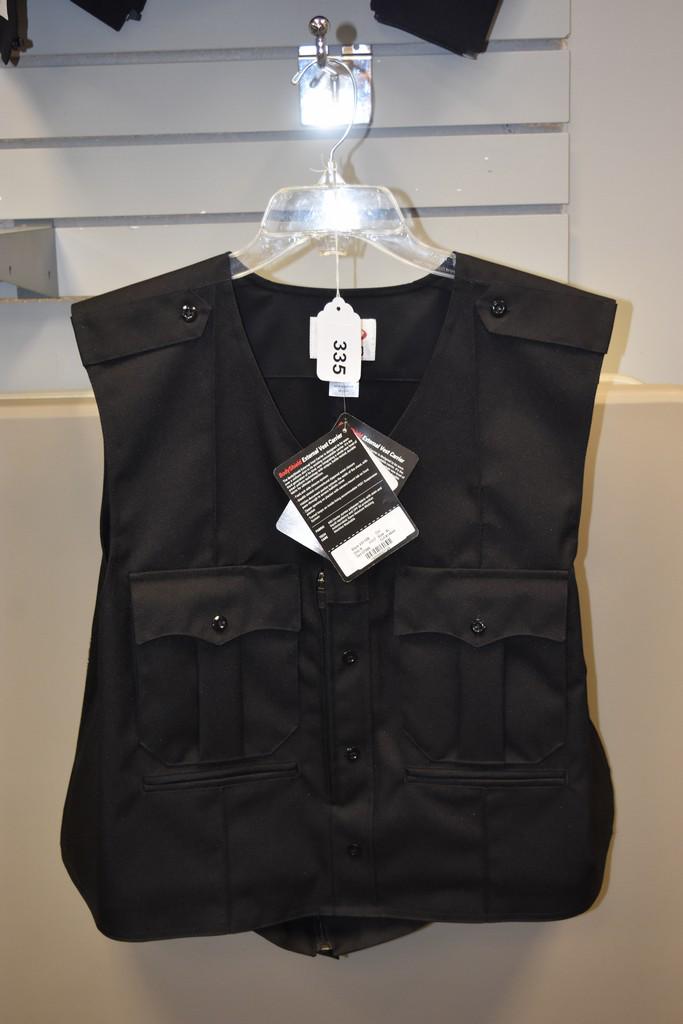 Elbeco Bodyshield External Vest Carrier, XL-L: An Elbeco Bodyshield External Vest Carrier, size XL-Long. V3110B. NWT. Contact our recommended 3rd party "for profit" shipper Pak Mail at (260) 637-4809 or contact@pakmailfw.com for shipping quote PRI