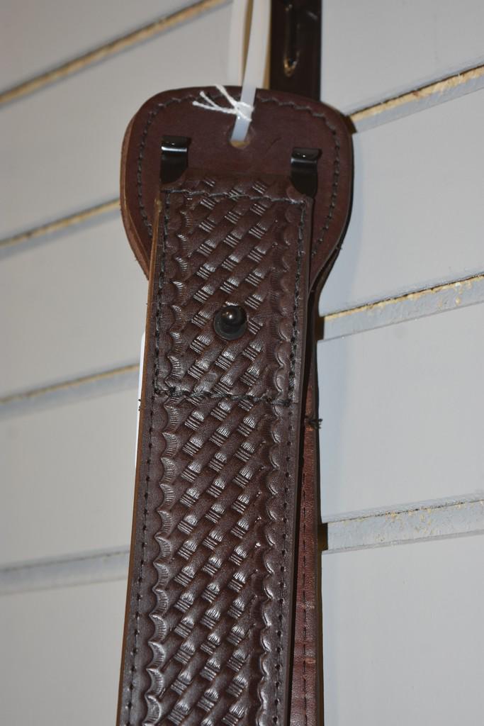 (2) Boston Basket Weave Brown Leather Belts, 32: Two Boston Sam Browne 2.25" Brown Leather Basket Weave Belts, 6501 32. Contact our recommended 3rd party "for profit" shipper Pak Mail at (260) 637-4809 or contact@pakmailfw.com for shipping quote PRI