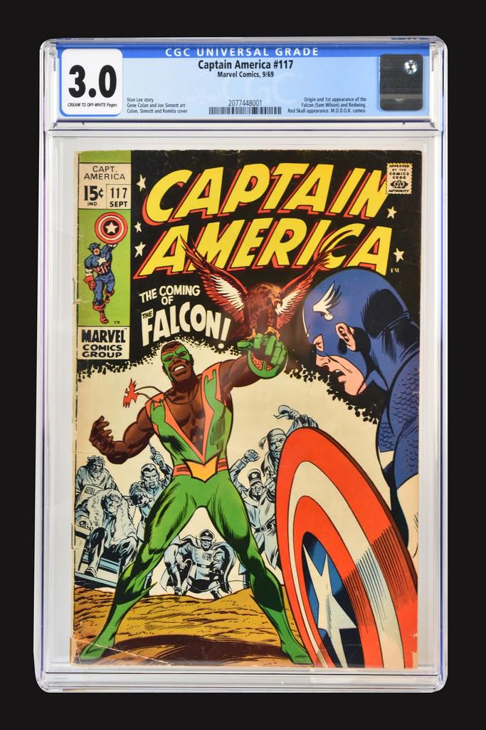 Captain America #117 CGC 3.0, 1st Falcon Appearance (1 of 5)