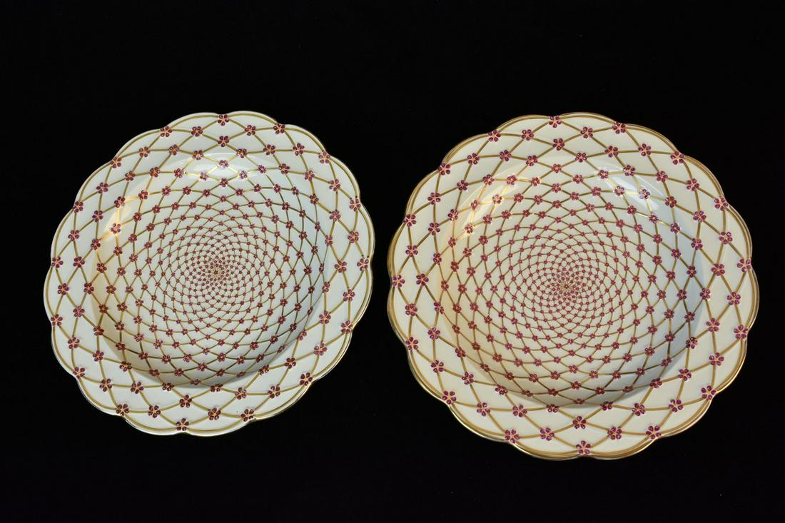 Limoges Met Museum Hard Paste Porcelain Plates (1 of 2)