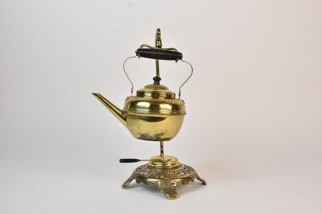 1896 Bradley & Hubbard Teapot w/ Stand (1 of 13)