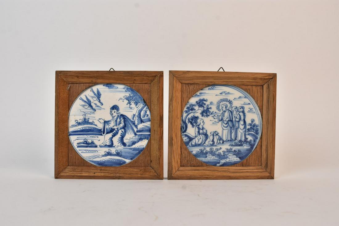 Delft Blue Framed Wall Hangings (1 of 5)
