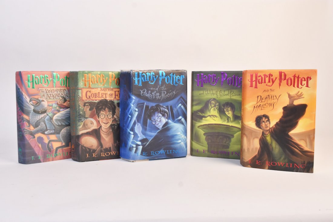 (5) Harry Potter Hardcover Books 3, 4, 5, 6, 7 (1 of 18)