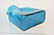 Blenko Blue Glass Pitcher - 4