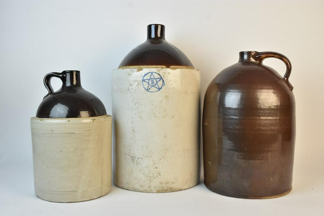 Stoneware Crocks Incl. Blue Star 5 Gallon (1 of 10)