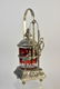 Cranberry Pickle Castor & Crystal Vase - 10