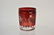 Cranberry Pickle Castor & Crystal Vase - 19