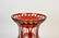 Cranberry Pickle Castor & Crystal Vase - 5