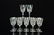 (12) Waterford "Lismore" Water Goblet Glasses