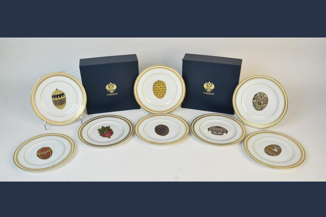 (8) Faberge Collector Plates (1 of 20)