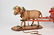 Antique Horse Drawn Wagon Pull Toy - 16