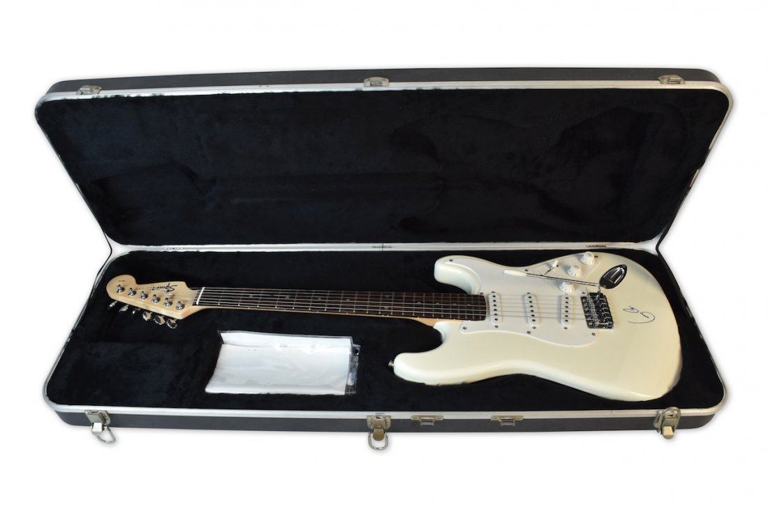 Eric Clapton Autographed Fender Stratocaster (Squire) (1 of 20)