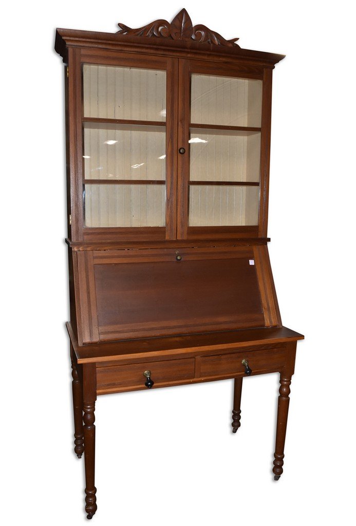 Antique Drop Front Secretary Desk (1 of 7)
