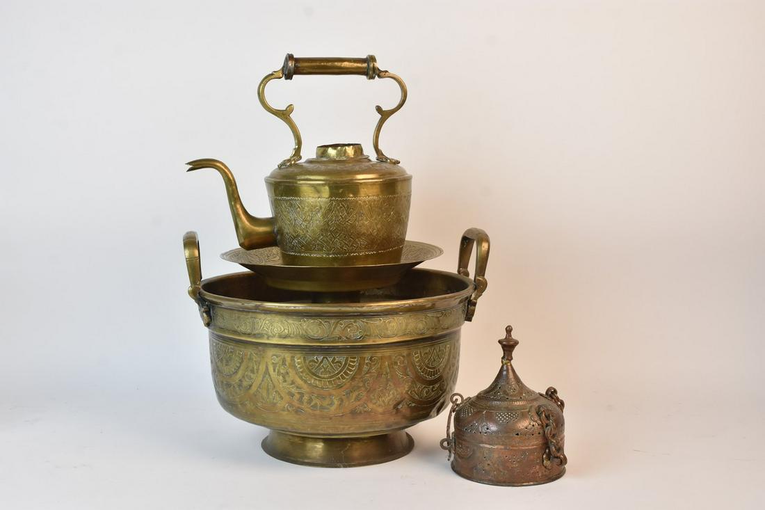 Indian Brass w/ Incised Decoration (1 of 20)