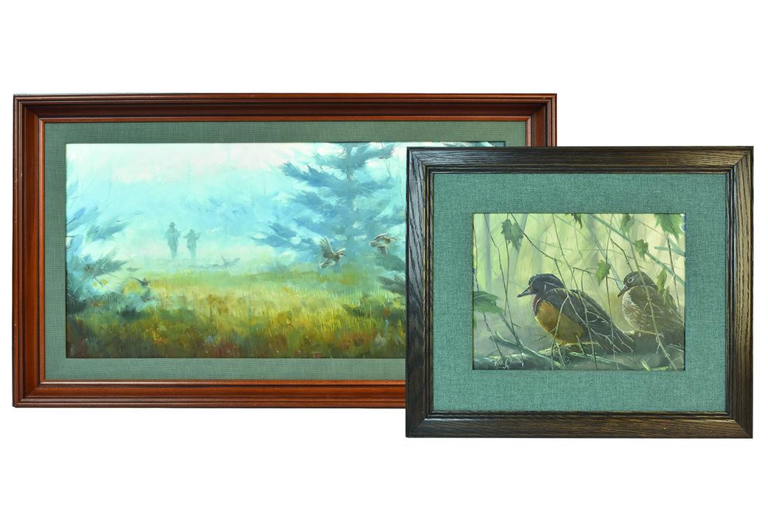 Rod Crossman Duck Themed Oil Paintings (1 of 15)