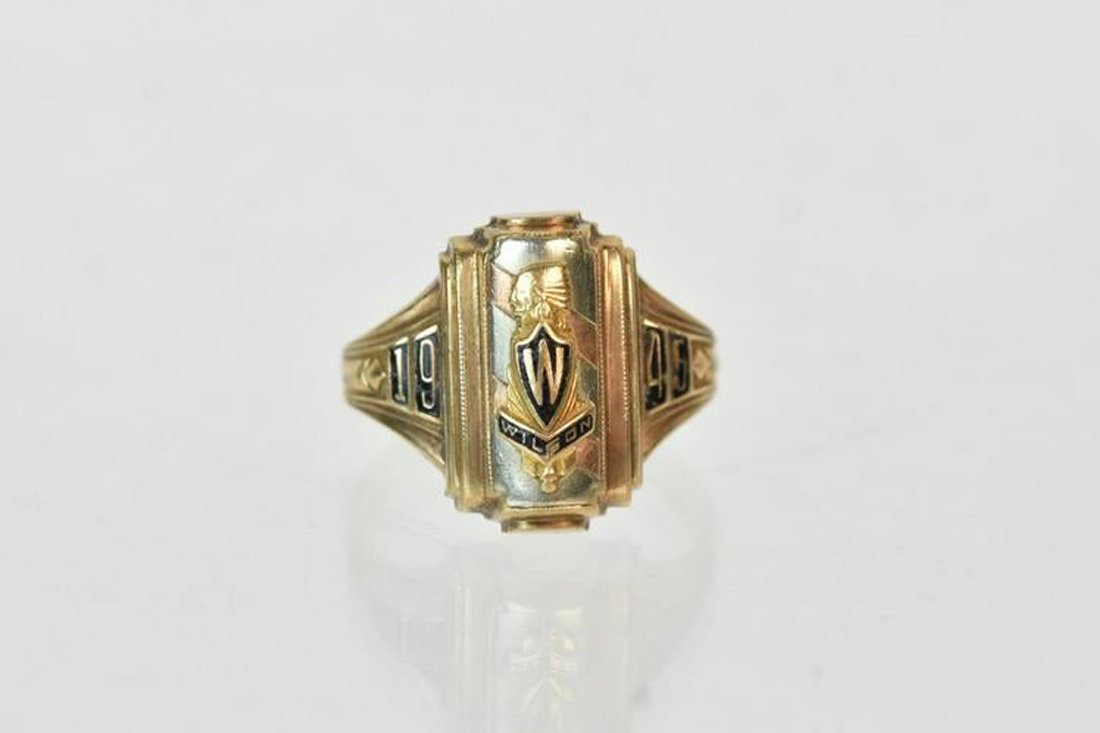 Wilson University 10K Gold Class Ring, 5g (1 of 8)