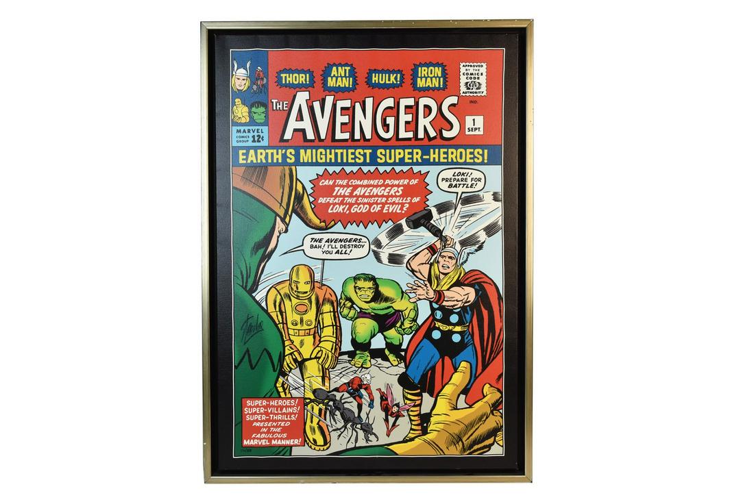 Stan Lee Signed LE Avengers Giclee (1 of 6)