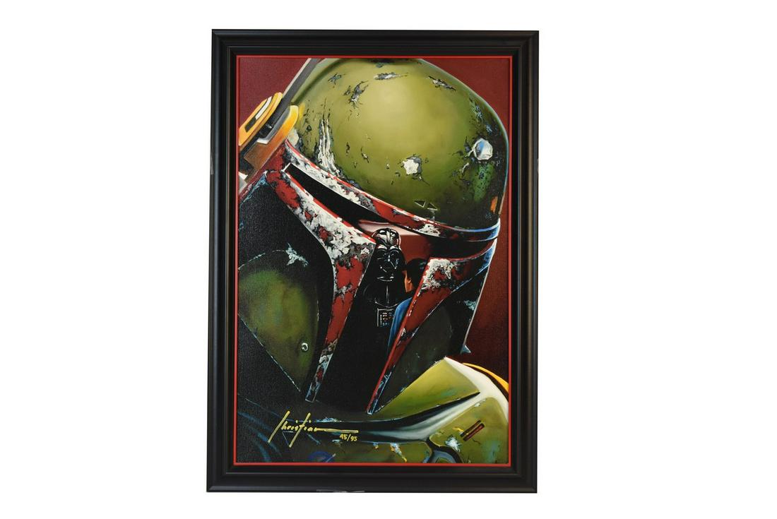 Signed LE Star Wars Boba Fett Giclee (1 of 5)