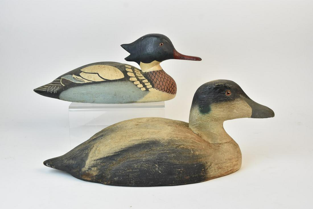 Carved Wood Duck Decoys (1 of 12)
