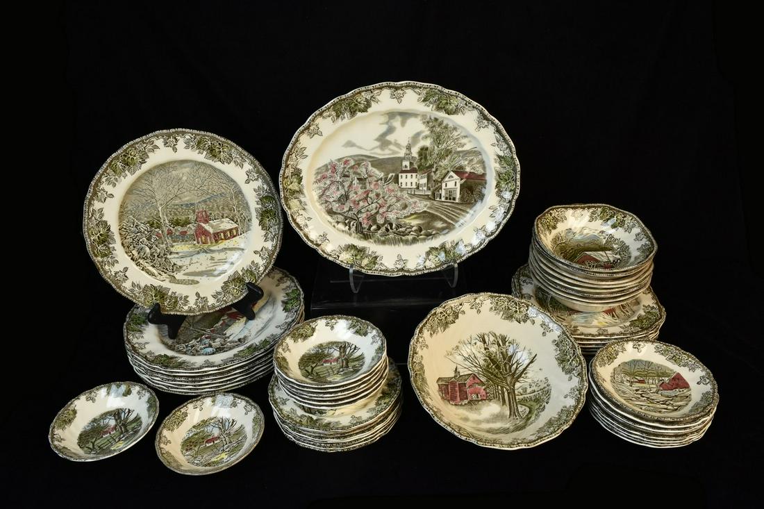 (57) Johnson Bros. "Friendly Village" Tableware (1 of 16)