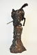After Remington Bronze Native American on Horse - 9