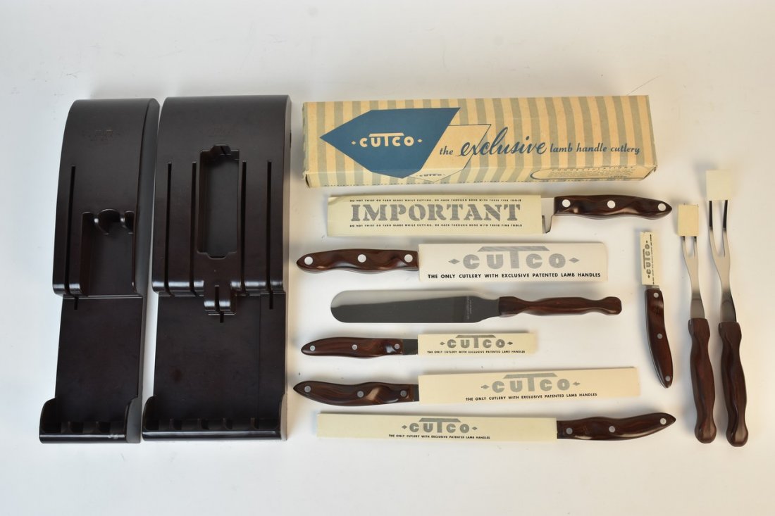 NEW Cutco 9 Piece Cutlery Set No. 1029 w/ Wall Racks (1 of 9)