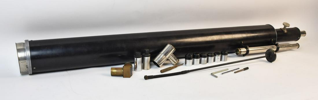 Large Antique Telescope in Wood Case (1 of 20)