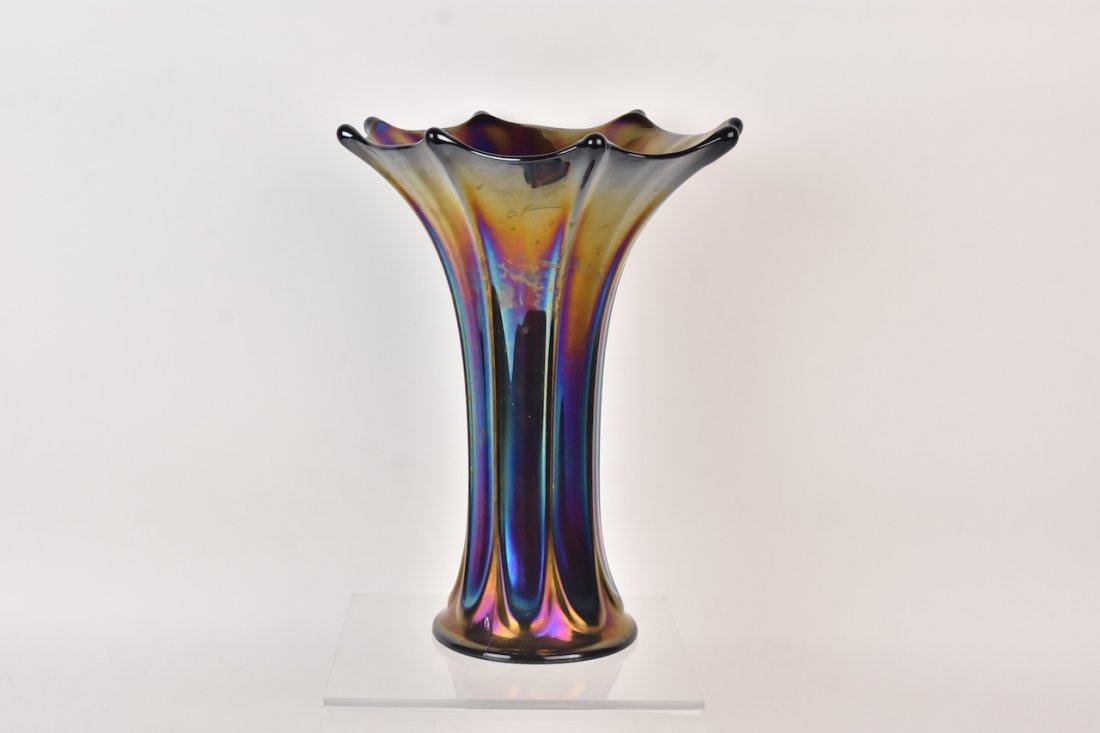 Morning Glory Carnival Vase, Imperial? (1 of 4)