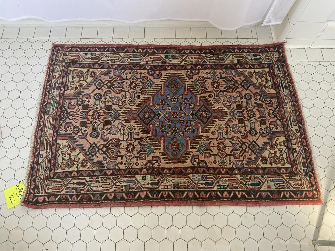 Persian Hamadan Area Rug, Hand Knotted 2.5 (1 of 5)