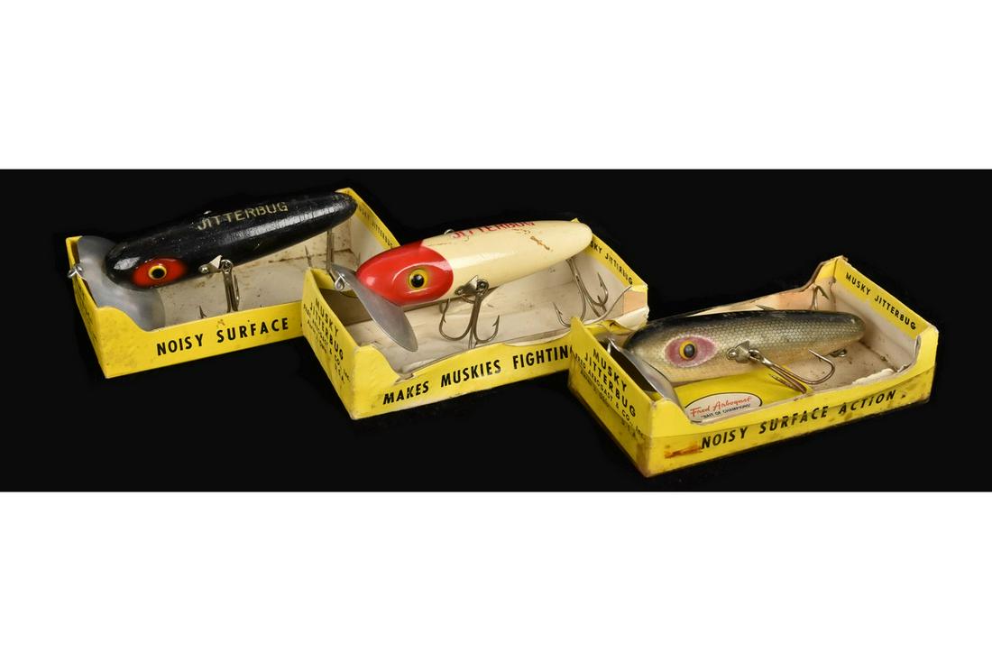 (3) Arbogast Musky Jitterbug Fishing Lures (1 of 12)