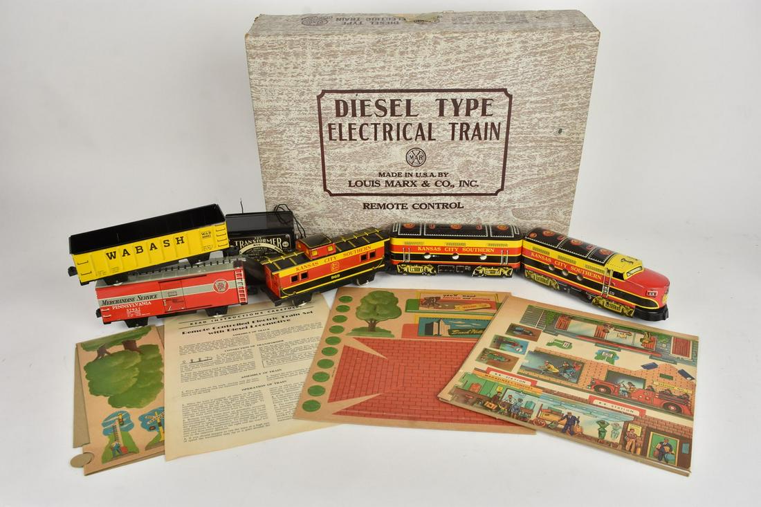 Marx Kansas City Southern Diesel Freight Set, 8842 (1 of 12)