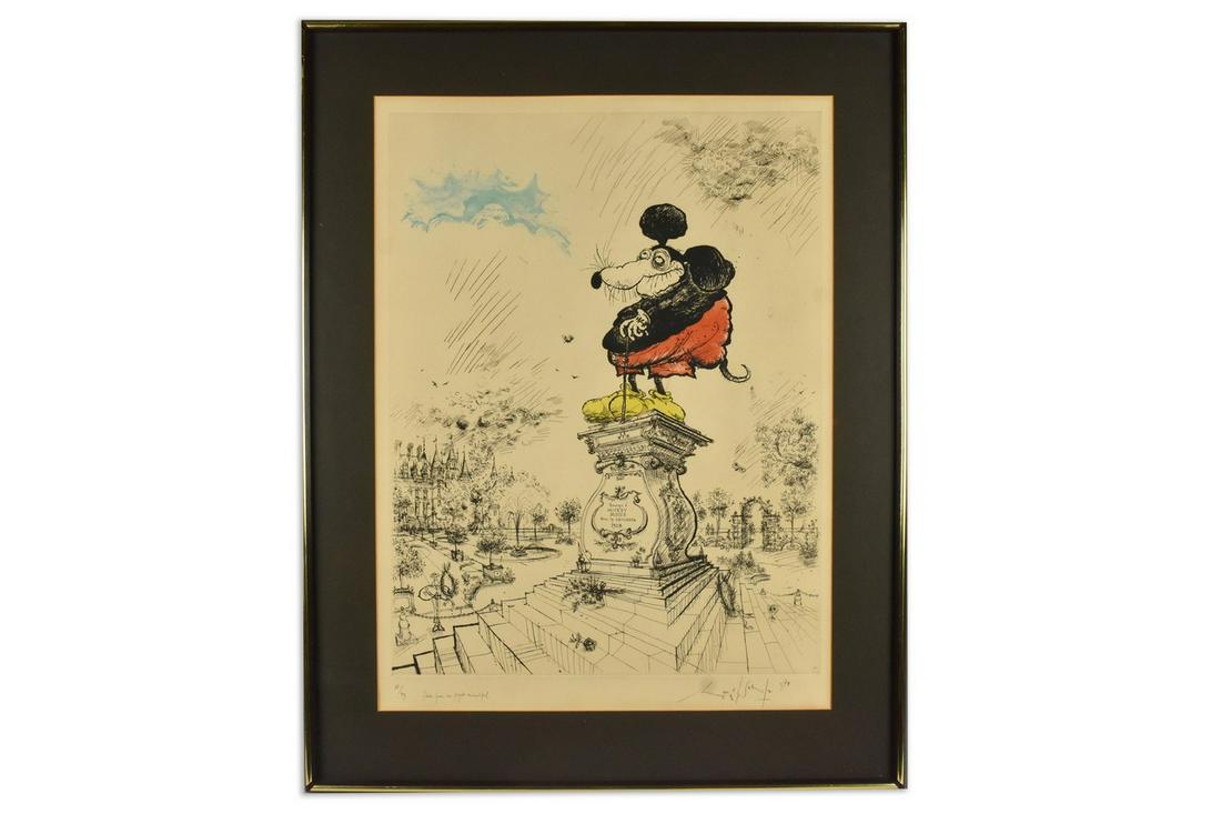 Ronald Searle Lithograph (1 of 9)