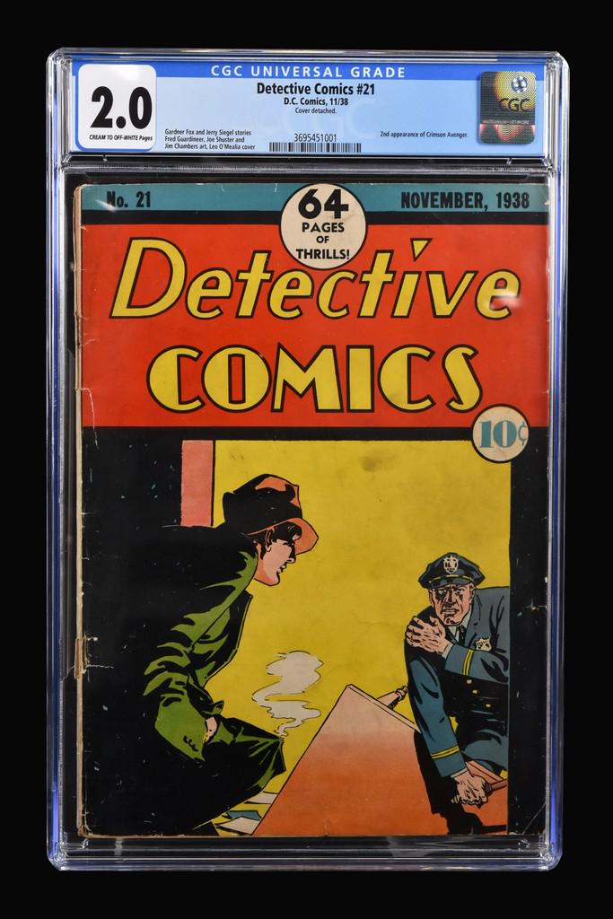 Detective Comics #21 CGC Graded 2.0 (1 of 8)