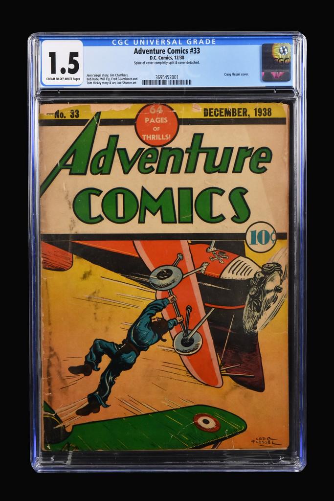 Adventure Comics #33 CGC Graded 1.5 (1 of 8)