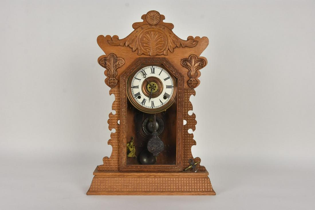 Antique E. Ingraham Co. Mantel Clock (1 of 9)