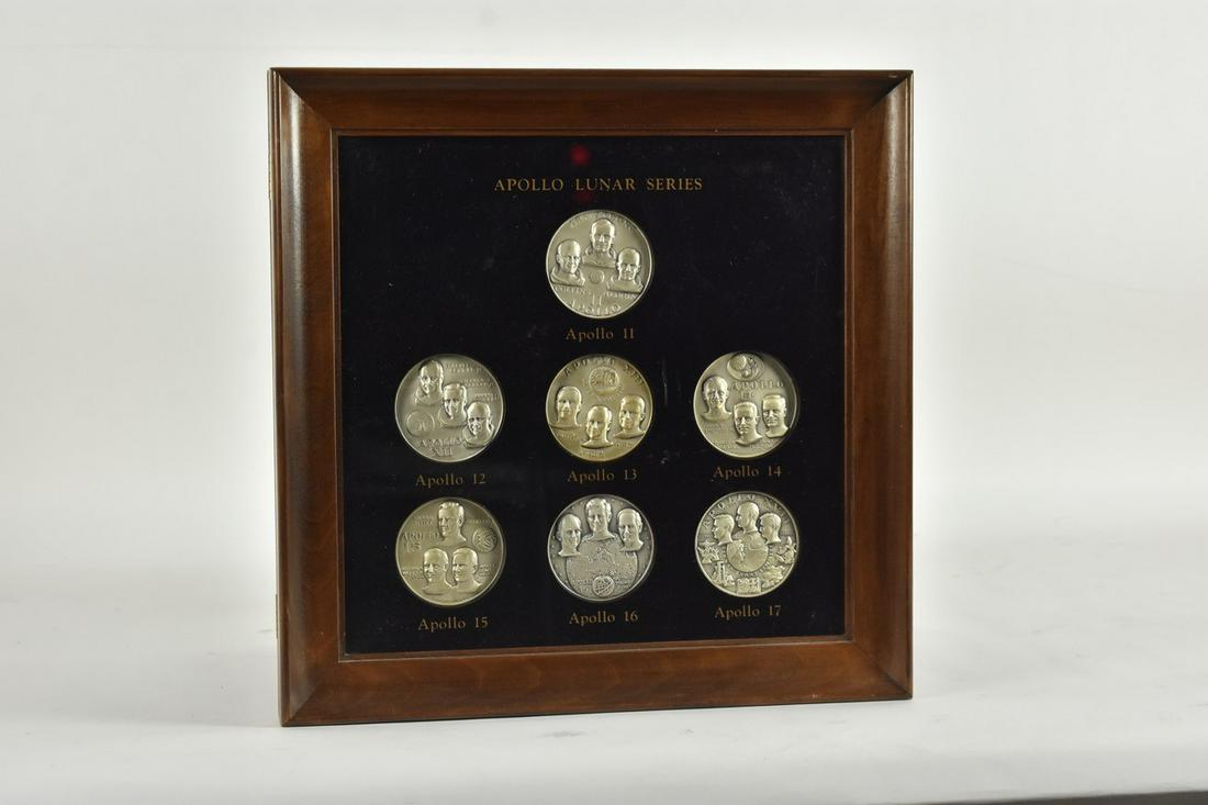 Apollo Lunar Series Silver Medallions 31.85 ozt (1 of 17)